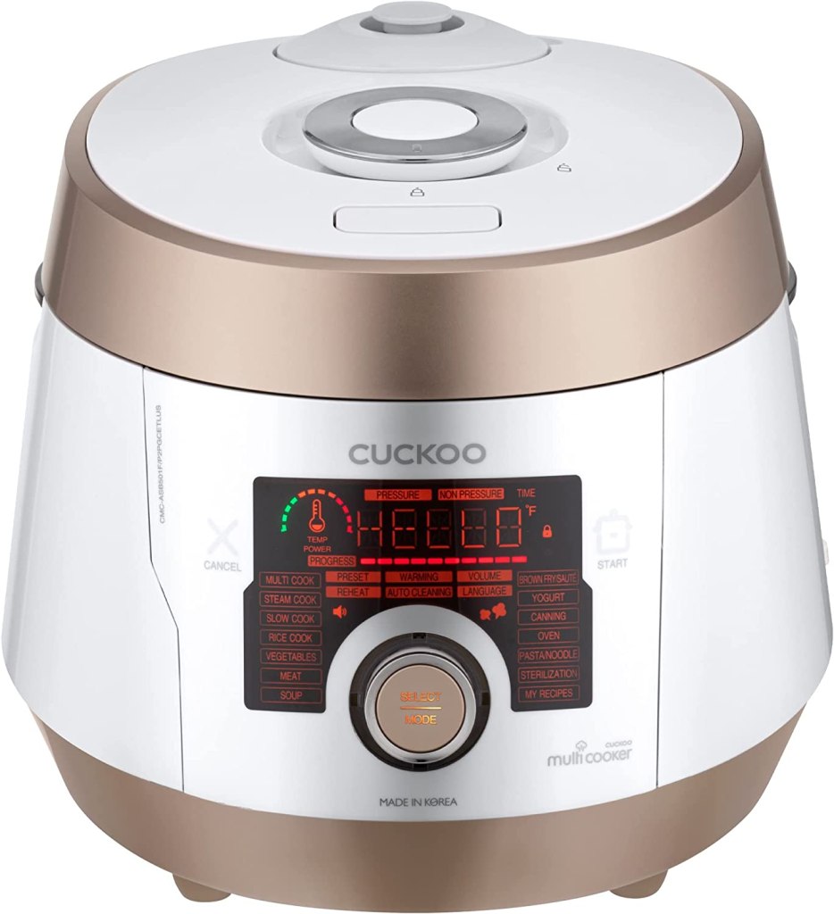 The do-it-all Multi Pressure Cooker from Cuckoo, a trusted Korean brand, is on sale during Amazon Prime Days 2022