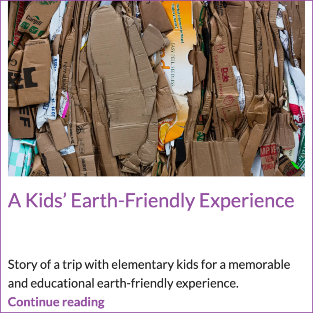 Blog post 10 foods Earth Month kids bento school lunch boxes teuko discovery trip recycling center