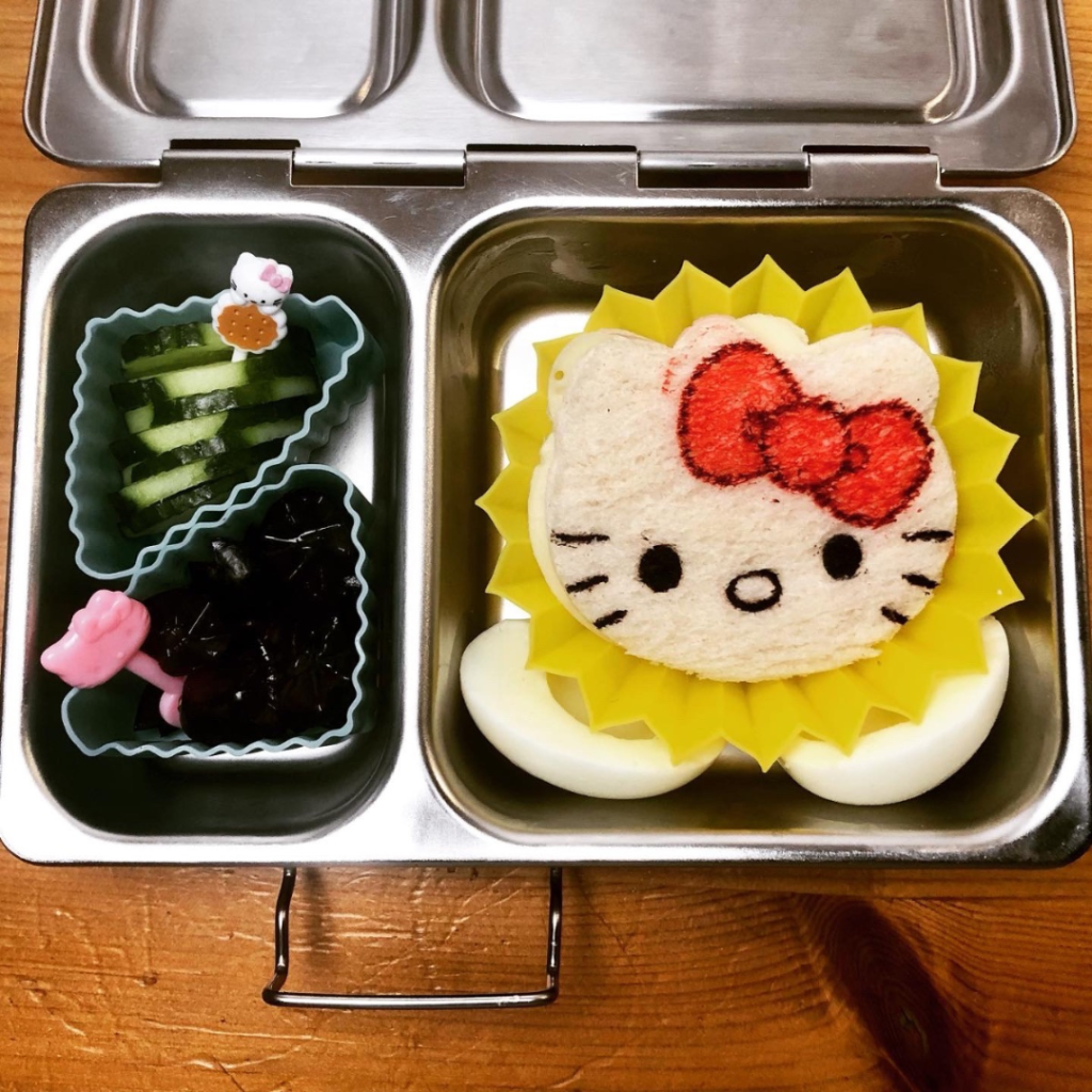 Ramen Cat Bento Lunch Box kids back to school meal prep kitchen home cute  funny